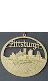 Pittsburgh Gold Ornament